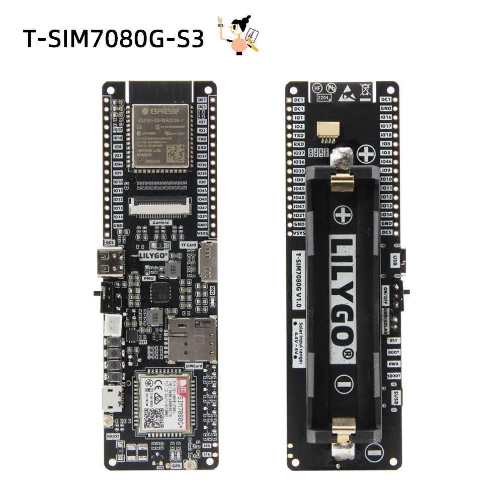 Esp32 S3 Development Board Lot - LILYGO® T-SIM7080-S3 ESP32-S3 Development Board Cat-M