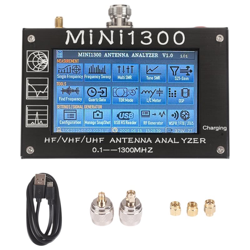Signal Generator Spectrum Analyzer - ALIM-Mini1300 4.3 Inch /VHF/UHF Antenna Analyzer