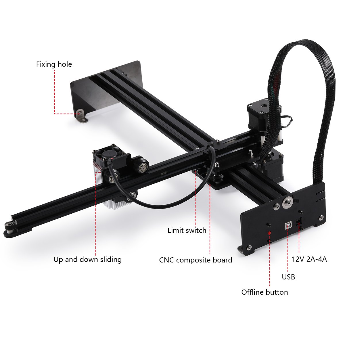 In Stock NEJE 3 PLUS N40630 30 - Mini Laser Engraver Cnc Router review and price