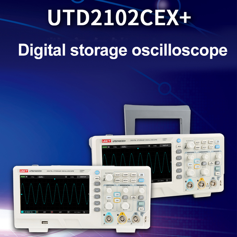 UNI-T UTD2102CEX+ Digital Stor - Digital Storage Oscilloscope 100Mhz review and price