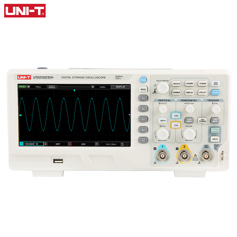 UNI-T UTD2102CEX+ Digital Stor - Digital Storage Oscilloscope 100Mhz review and price