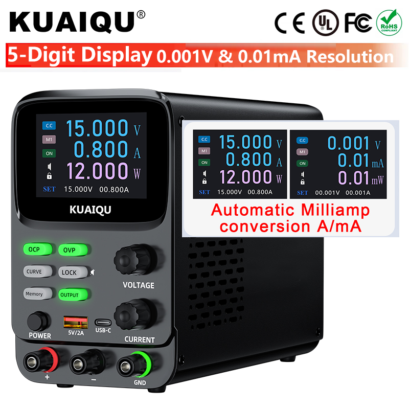 KUAIQU 5-digit Power Supply Ad - Programmable Dc Power Supply 30V 10A review and price