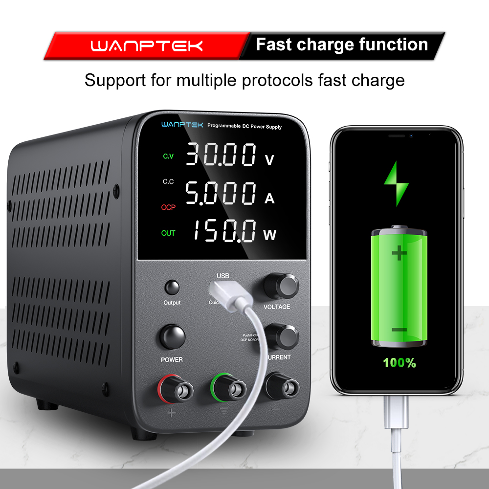 Wanptek Laboratory Power Suppl - Programmable Dc Power Supply 30V 10A review and price