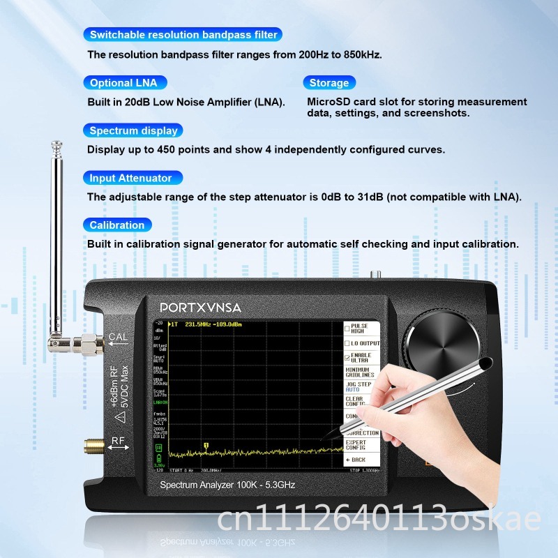 SA5 Multifunctional Handheld S - Signal Generator Spectrum Analyzer review and price