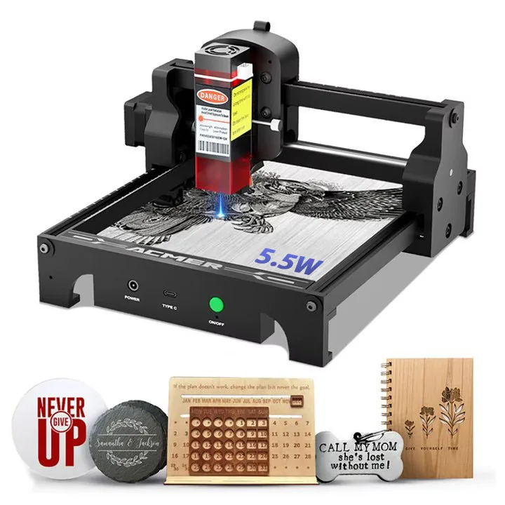 5.5W Mini Laser Engraving Cutt - Mini Laser Engraver Cnc Router review and price