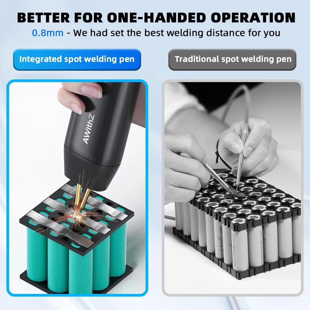 Awithz Portable Battery Spot W - Spot Welder 18650 Battery Pack review and price