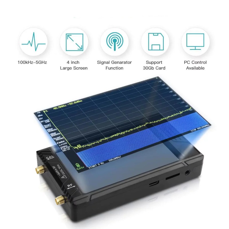 New Handheld Tiny Spectrum Ana - Signal Generator Spectrum Analyzer review and price