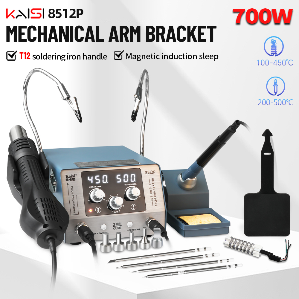 Kaisi 8512P Soldering Station  - Hot Air Rework Station T12 review and price